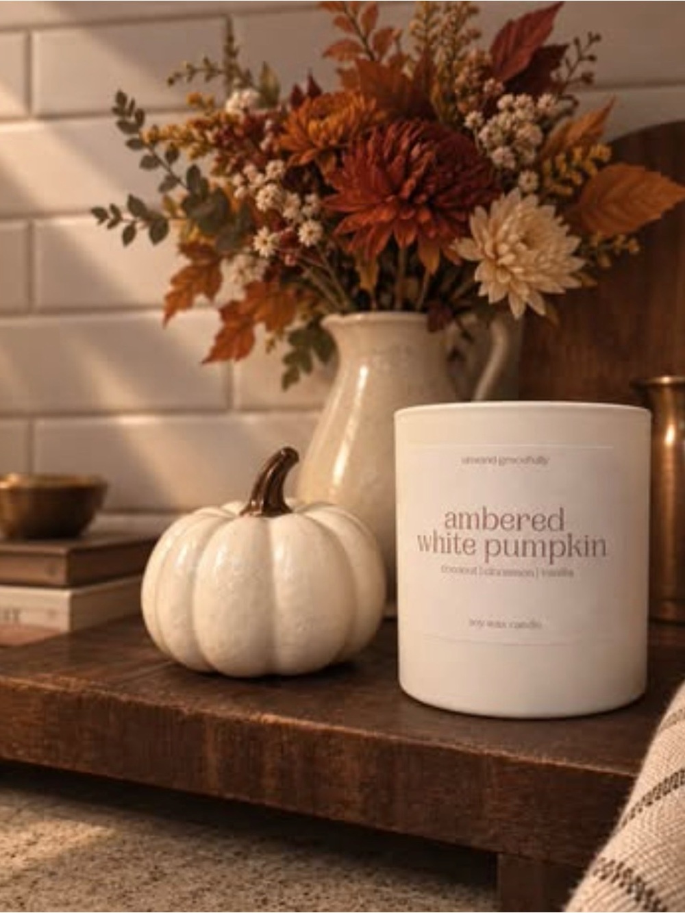 Soy wax candle - fall
